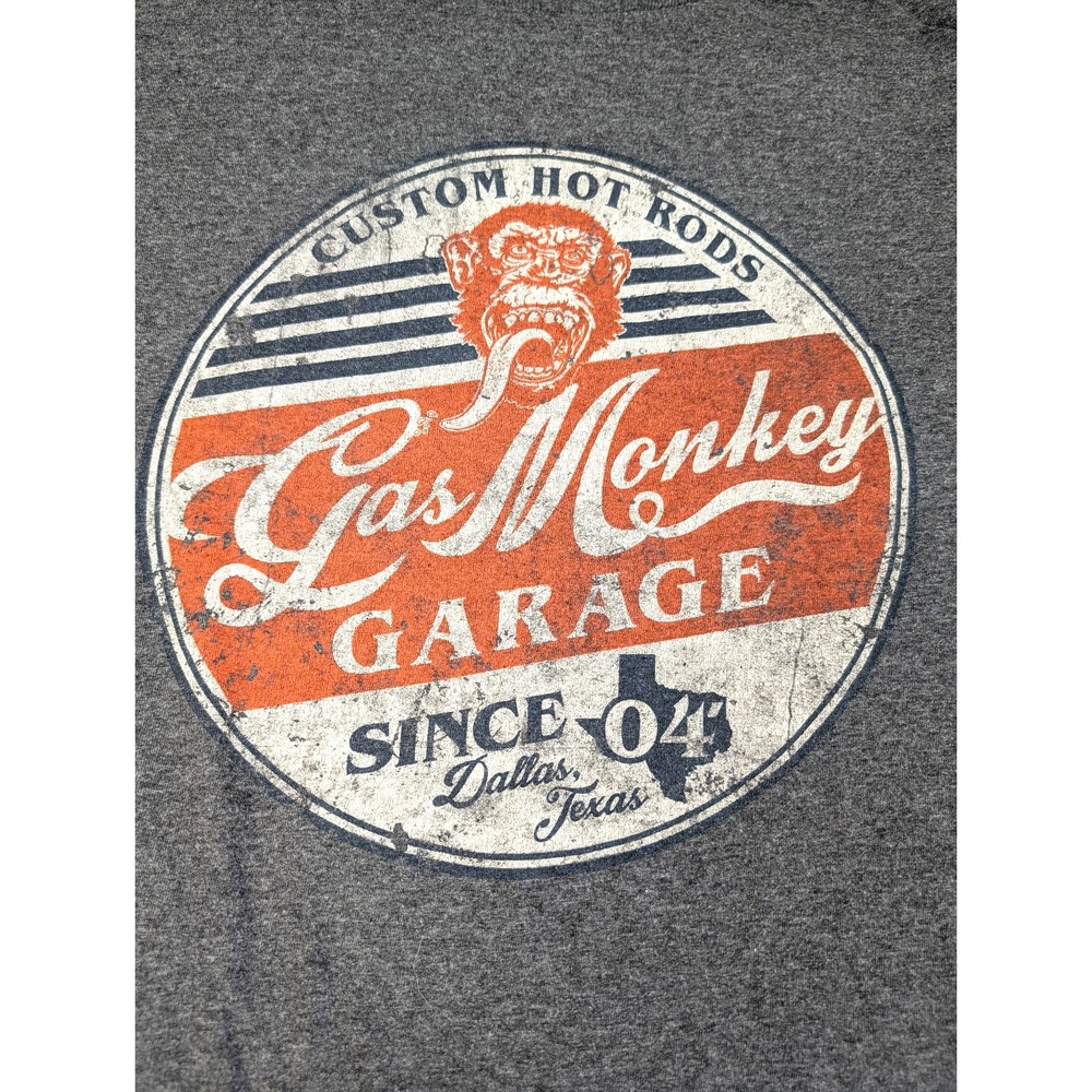 Gas Monkey Garage T Shirt Mens M Custom Hot Rods Graphic Tee Dallas Texas